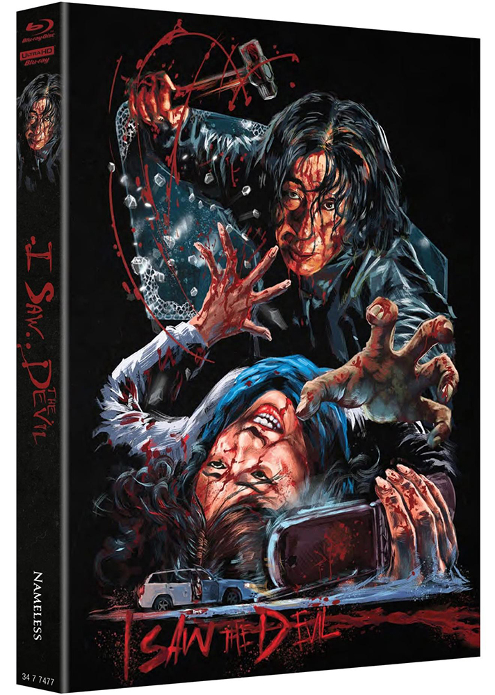 I SAW THE DEVIL (4K UHD+Blu-Ray) (4Discs) - Cover G - Mediabook - Limited 555 Edition