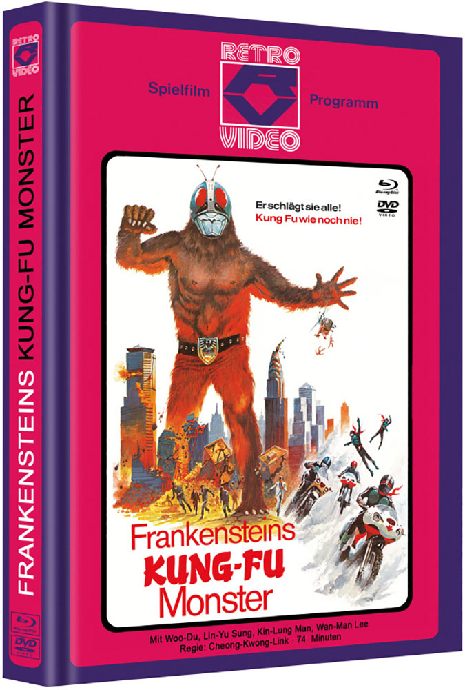 FRANKENSTEINS KUNG-FU MONSTER (Blu-Ray+DVD) - Cover C - Mediabook - Limited 111 Edition