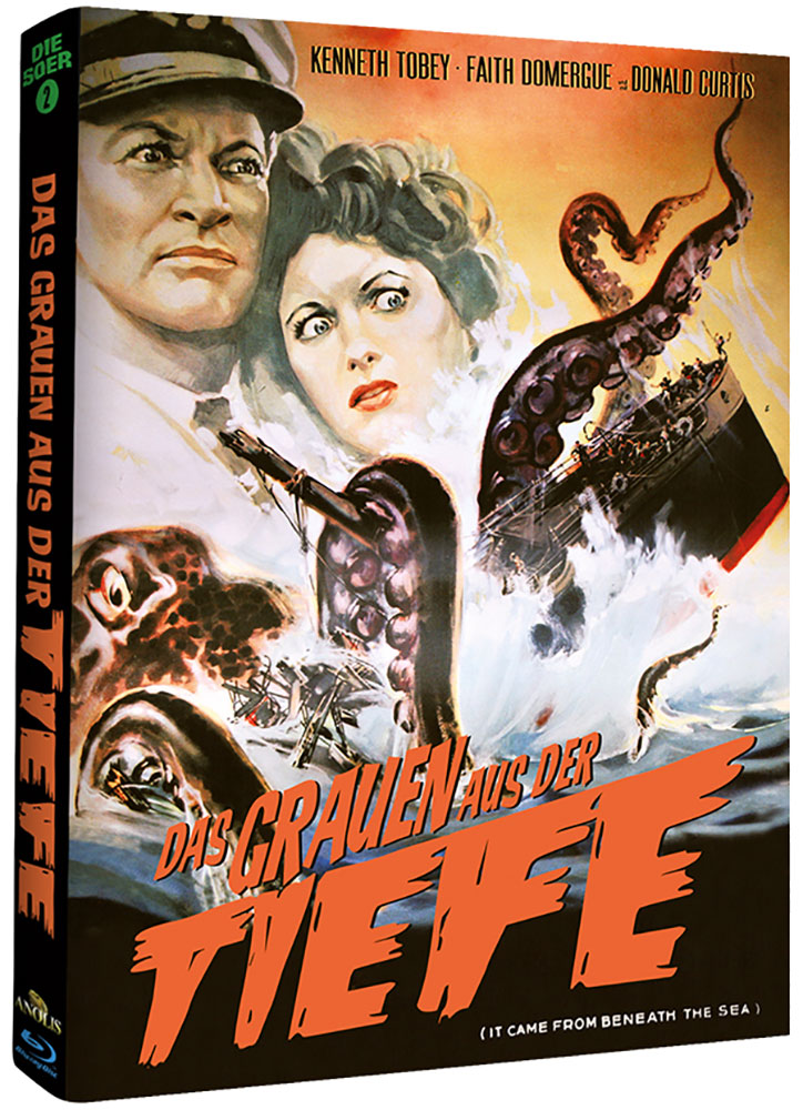 GRAUEN AUS DER TIEFE, DAS (IT CAME FROM BENEATH THE SEA) (Blu-Ray) - Cover B - Mediabook - Limited Edition - Uncut
