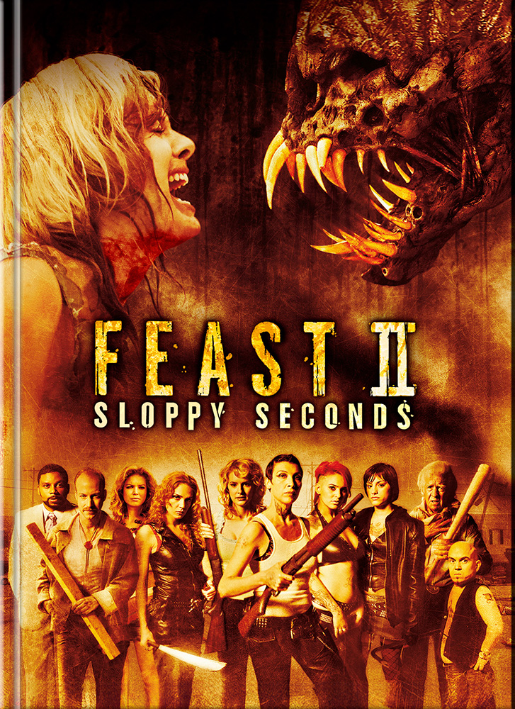 FEAST II: SLOPPY SECONDS (Blu-Ray+DVD) - Cover A - Mediabook - Limited 333 Edition - Unrated
