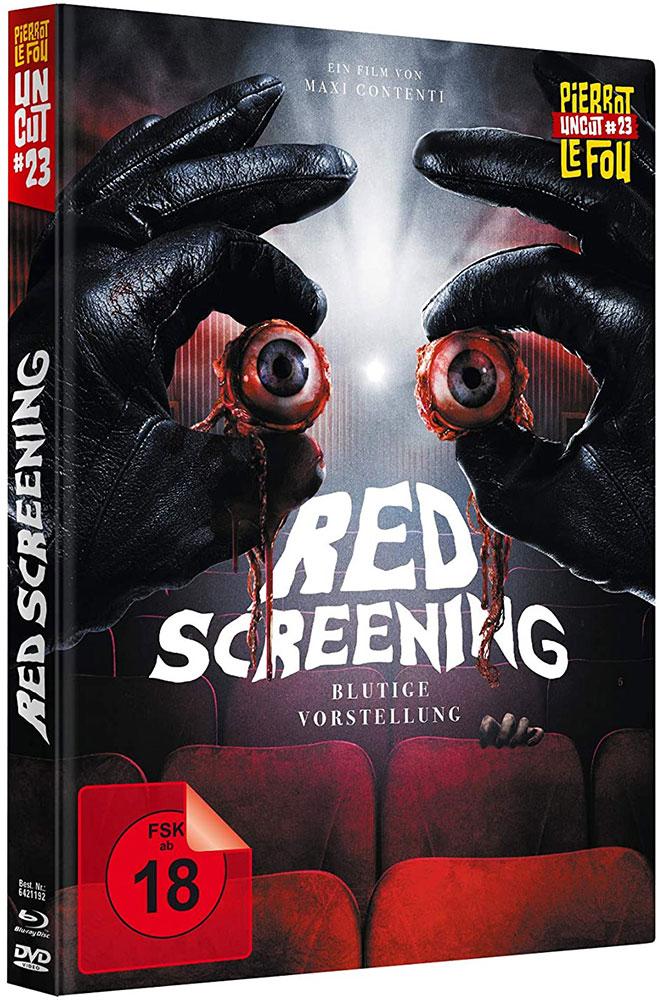 RED SCREENING - BLUTIGE VORSTELLUNG (Blu-Ray+DVD) - Limited Mediabook Edition - Uncut