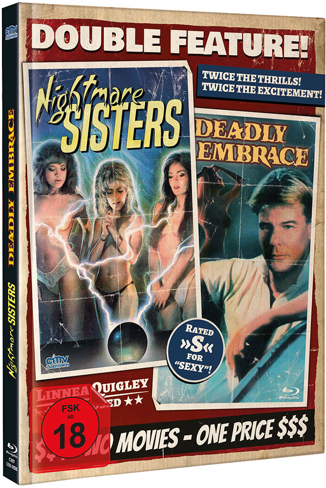 NIGHTMARE SISTERS / DEADLY EMBRACE (Blu-Ray) (2Discs) - Cover B - Mediabook - Limited Edition