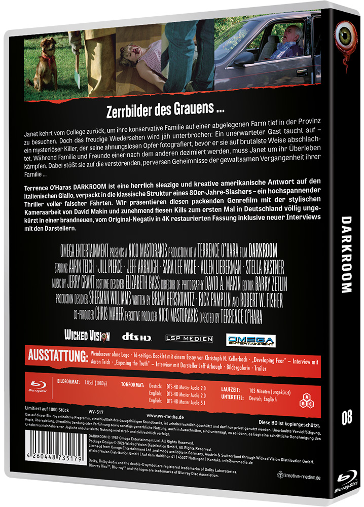 DARKROOM (Blu-Ray) - Limited 1000 Edition - Thrill Kill Collection #07 - Scanavo-Box