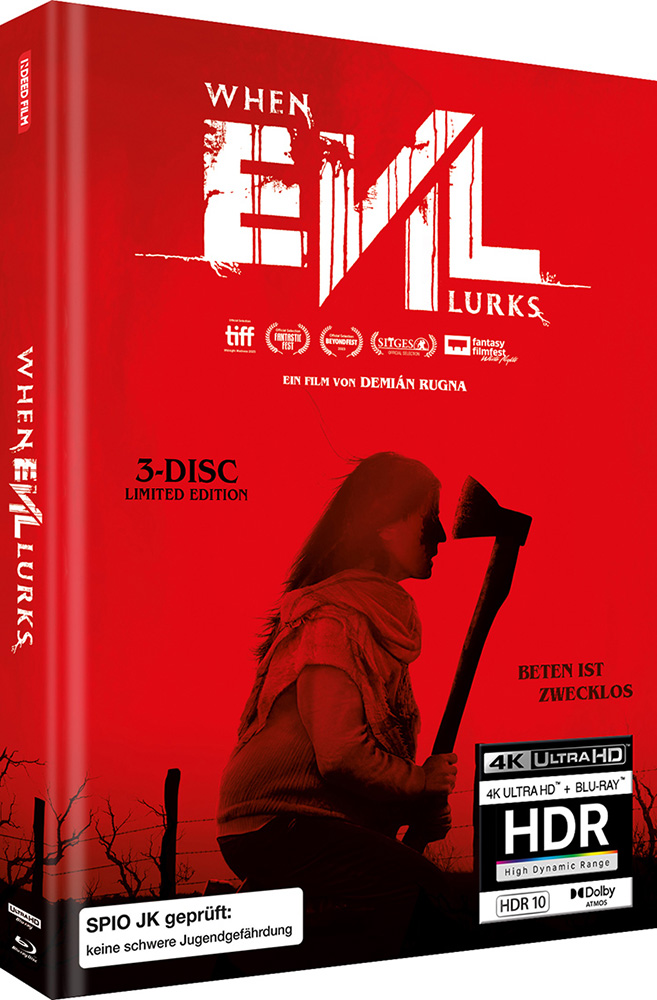 WHEN EVIL LURKS (4K UHD+2Blu-Rays) - Cover B - Mediabook - Limited 666 Edition - Uncut WHEN EVIL LURKS (4K UHD+2Blu-Rays) - Cover B - Mediabook - Limited 666 Edition - Uncut