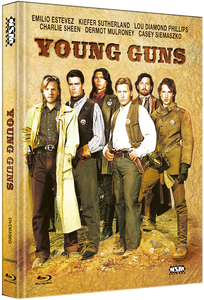 YOUNG GUNS (Blu-Ray+DVD) - Cover G - Mediabook - Limited Edition YOUNG GUNS (Blu-Ray+DVD) - Cover G - Mediabook - Limited Edition