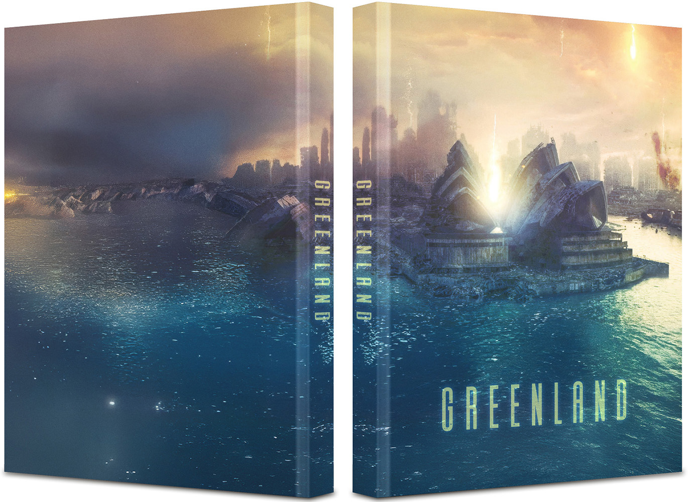 GREENLAND (4K UHD+Blu-Ray) - Cover WS - Mediabook (Wattiert) - Limited 111 Edition