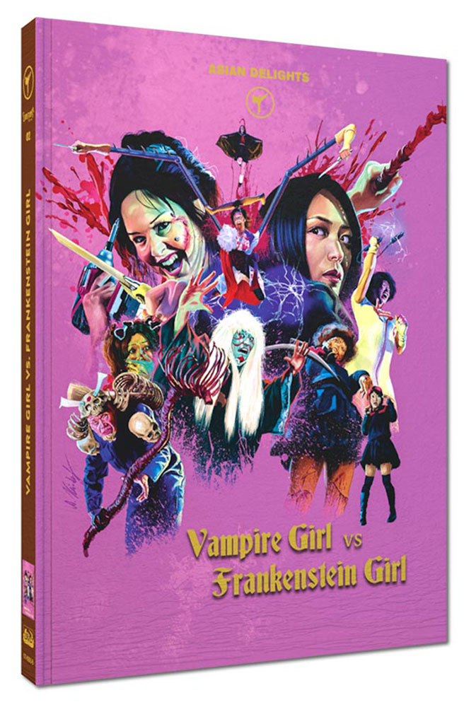 VAMPIRE GIRL VS. FRANKENSTEIN GIRL (Blu-Ray+DVD) - Cover B - Mediabook - Limited 222 Edition