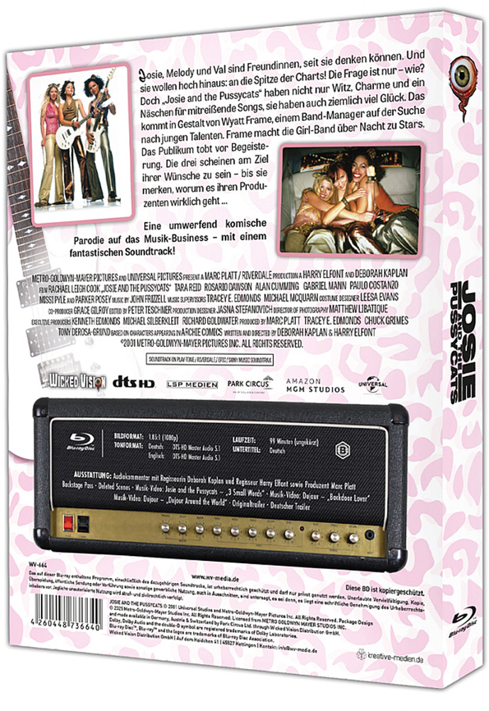 JOSIE AND THE PUSSYCATS (Blu-Ray) - Limited Edition - Scanavo Box