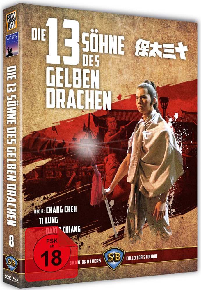 13 SÖHNE DES GELBEN DRACHEN, DIE (Blu-Ray+DVD) - Shaw Brothers Collection 08 - Uncut
