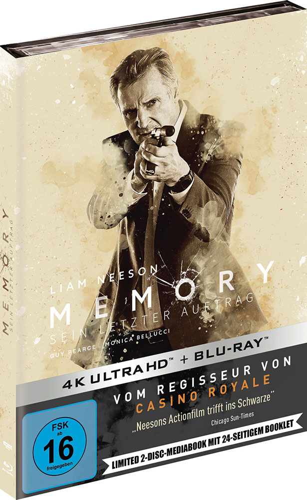 MEMORY - SEIN LETZTER AUFTRAG (4K UHD+Blu-Ray) - Limited Mediabook Edition
