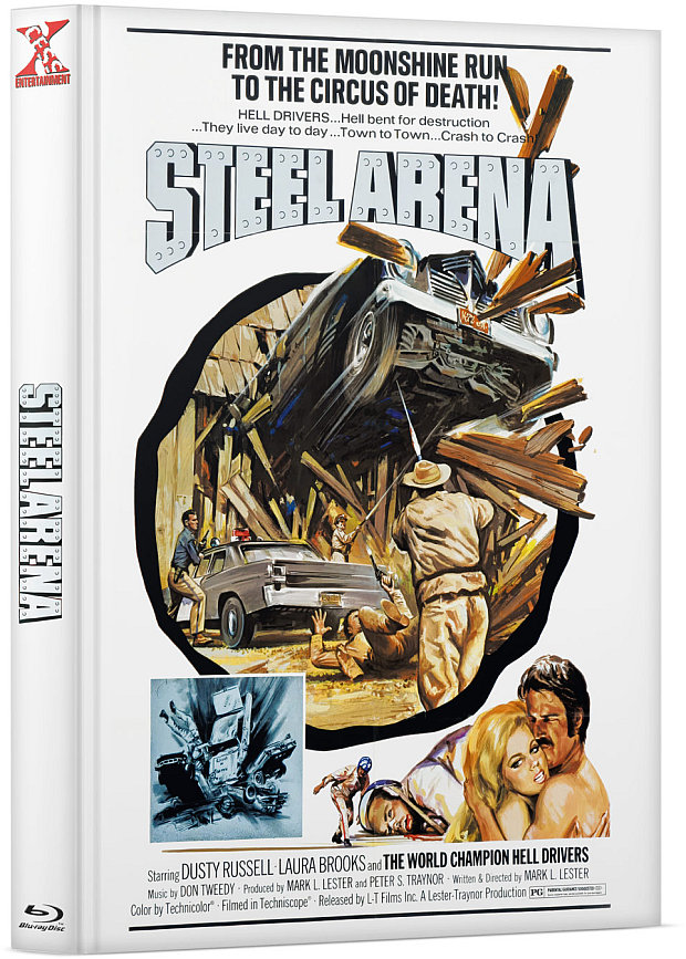 STEEL ARENA - DER STÄHLERNE TOD (Blu-Ray+DVD) - Cover B - Mediabook - Limited 222 Edition
