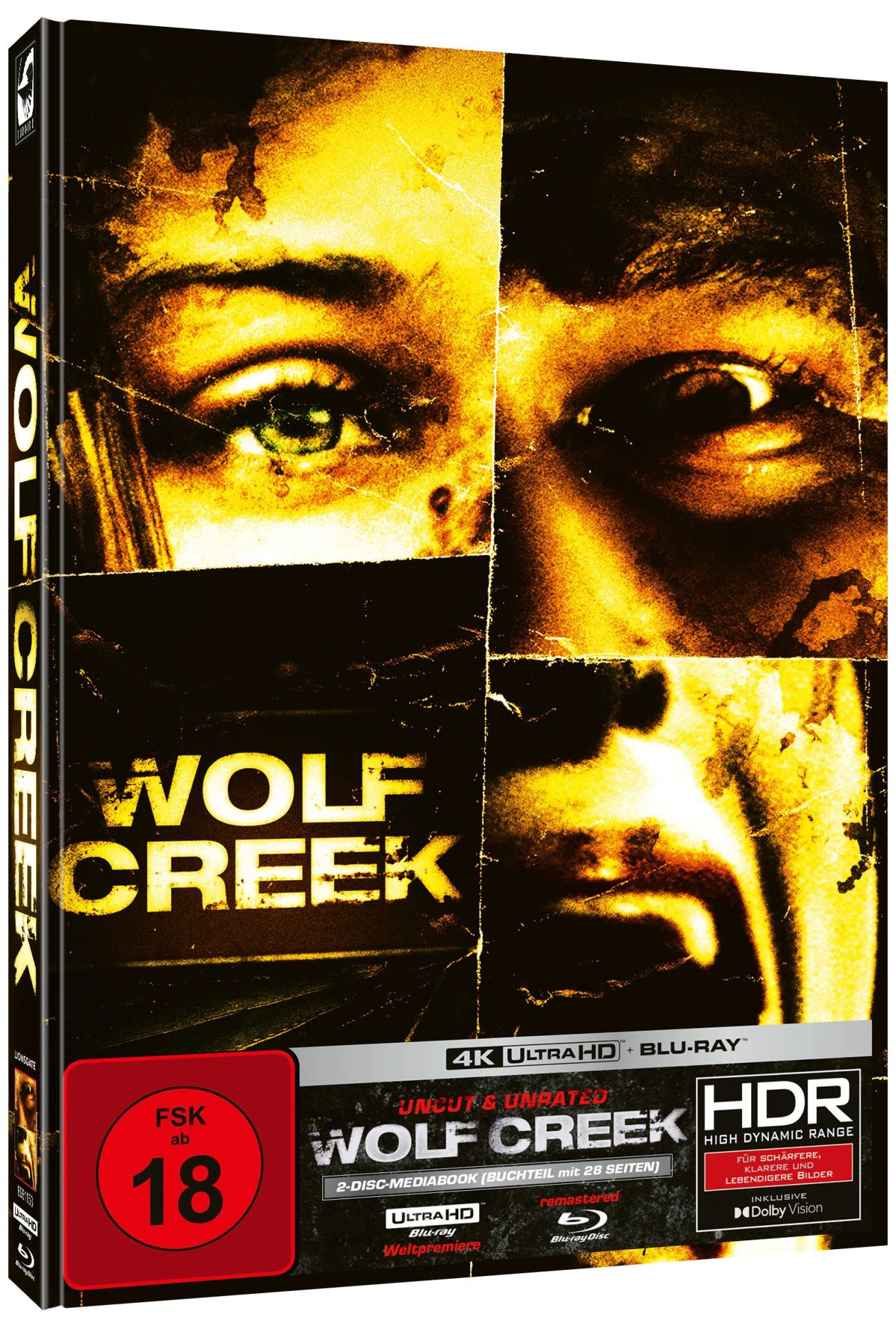 WOLF CREEK (4K UHD+Blu-Ray) - Mediabook - Limited Edition