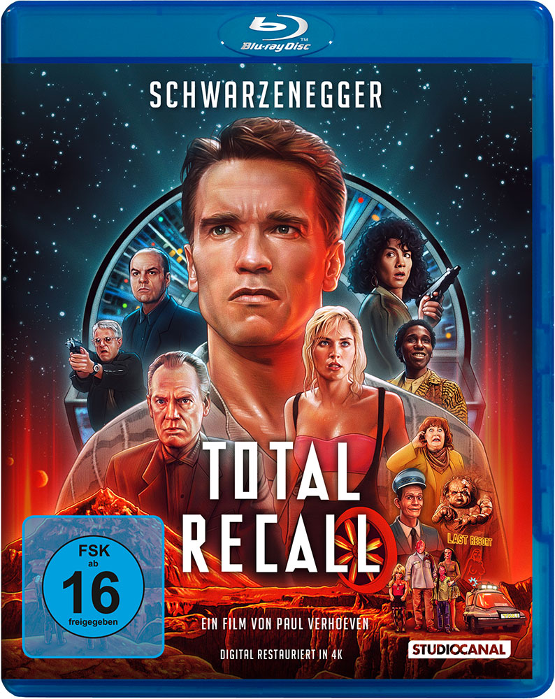 TOTAL RECALL - TOTALE ERINNERUNG (Blu-Ray) - 4K Remastered - Uncut