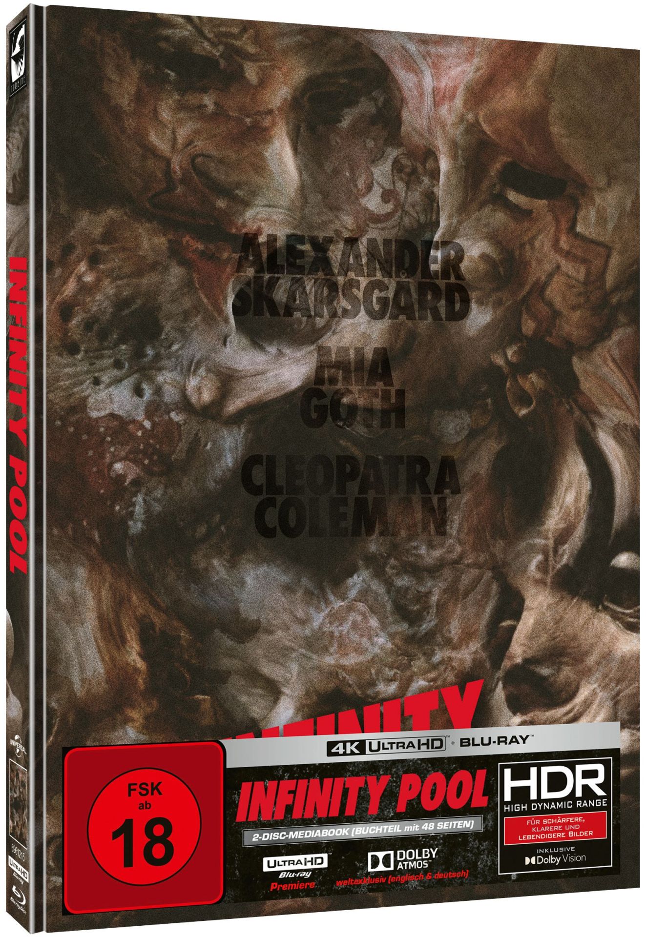 INFINITY POOL (4K UHD+Blu-Ray) - Cover A - Mediabook - Limited 666 Edition