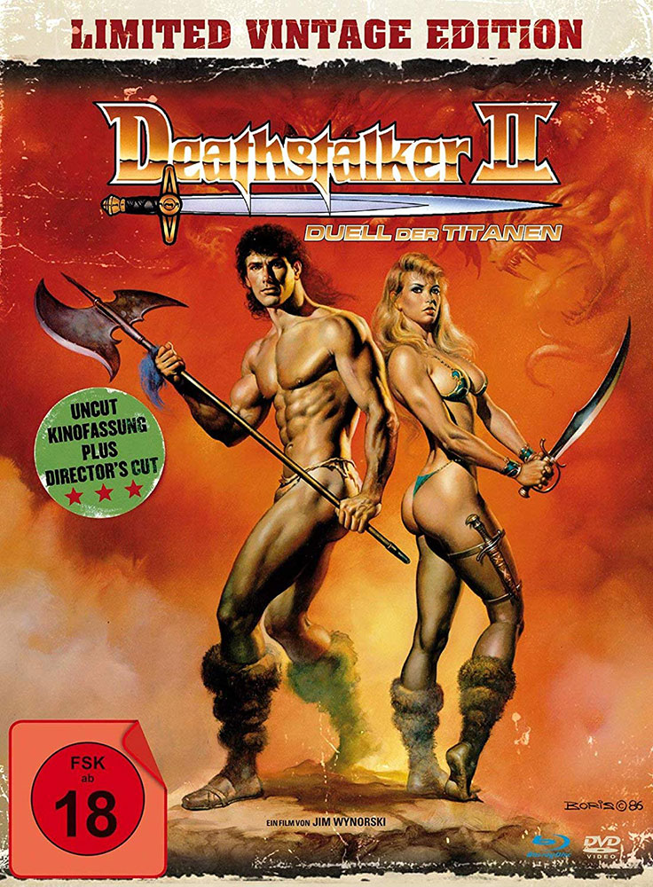 DEATHSTALKER 2 - DUELL DER TITANEN (Blu-Ray+DVD) - Mediabook - Uncut