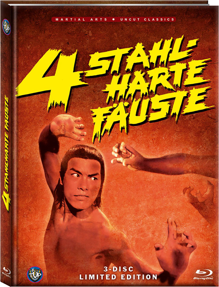 4 STAHLHARTE FÄUSTE (Blu-Ray+2DVD) (3Discs) - Mediabook - Uncut