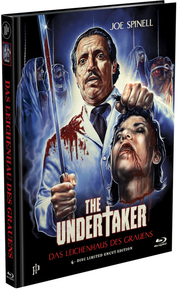 LEICHENHAUS DES GRAUENS, DAS (THE UNDERTAKER) (2Blu-Ray+2DVD) - Cover A - Mediabook Limited 444 Edition - Uncut