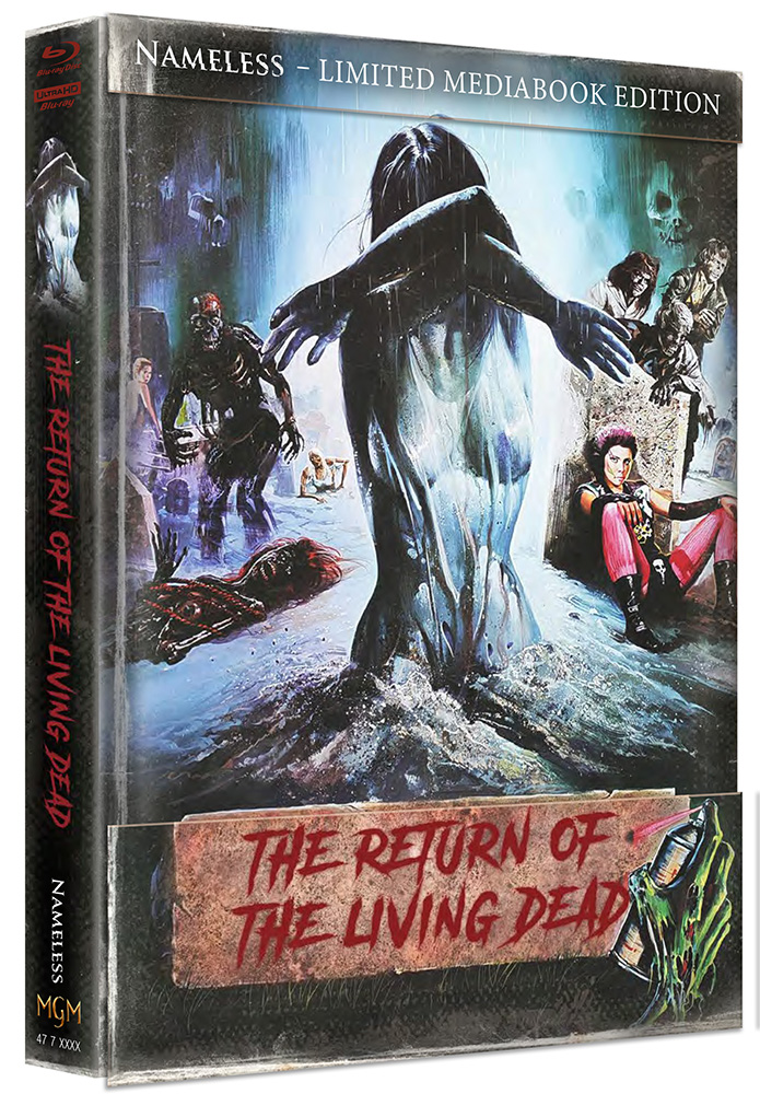 RETURN OF THE LIVING DEAD (4K UHD+Blu-Ray) - Cover A - Mediabook (Wattiert) - Limited 333 Edition