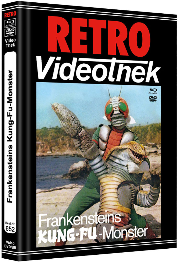 FRANKENSTEINS KUNG-FU MONSTER (Blu-Ray+DVD) - Cover B - Mediabook - Limited 111 Edition