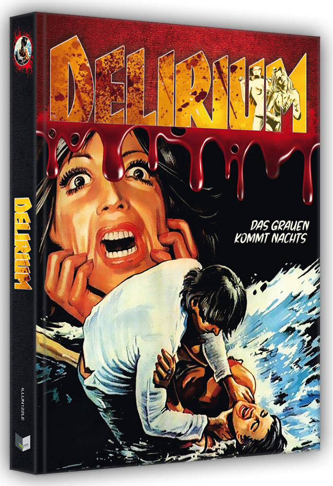 DELIRIUM - DAS GRAUEN KOMMT NACHTS (DVD) (2Discs) - Mediabook - Limited 333 Edition - Uncut - inkl. Bonusfilm auf Blu-Ray