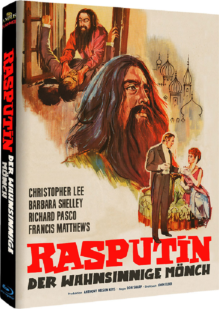 RASPUTIN - DER WAHNSINNIGE MÖNCH (Blu-Ray) - Cover B - Mediabook - Uncut