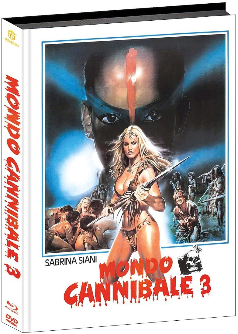 MONDO CANNIBALE 3 - DIE BLONDE GÖTTIN DER KANNIBALEN (Blu-Ray+DVD) - Cover B - Mediabook - Limited 163 Edition