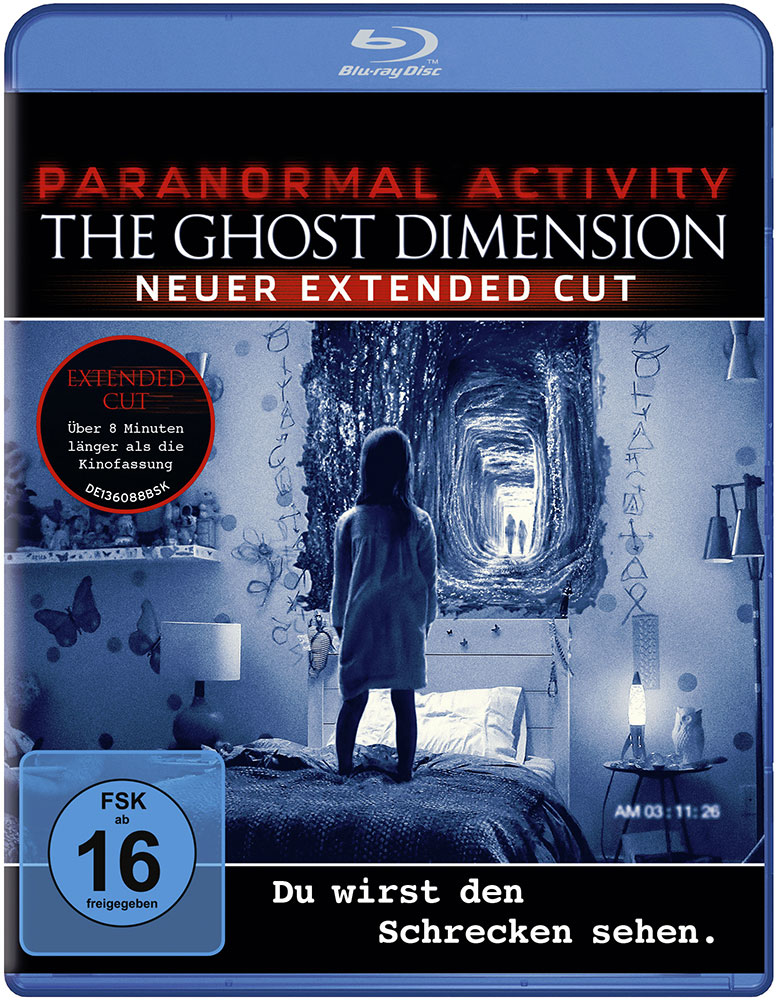 PARANORMAL ACTIVITY 6 - GHOST DIMENSION (Blu-Ray) - Kinofassung & Extended Version