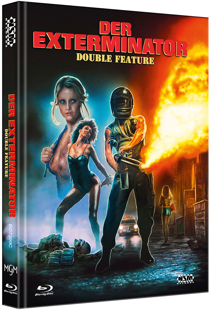 EXTERMINATOR 1 & 2 (Blu-Ray) (2Discs) - Cover C - Mediabook - Limited 222 Edition - Uncut