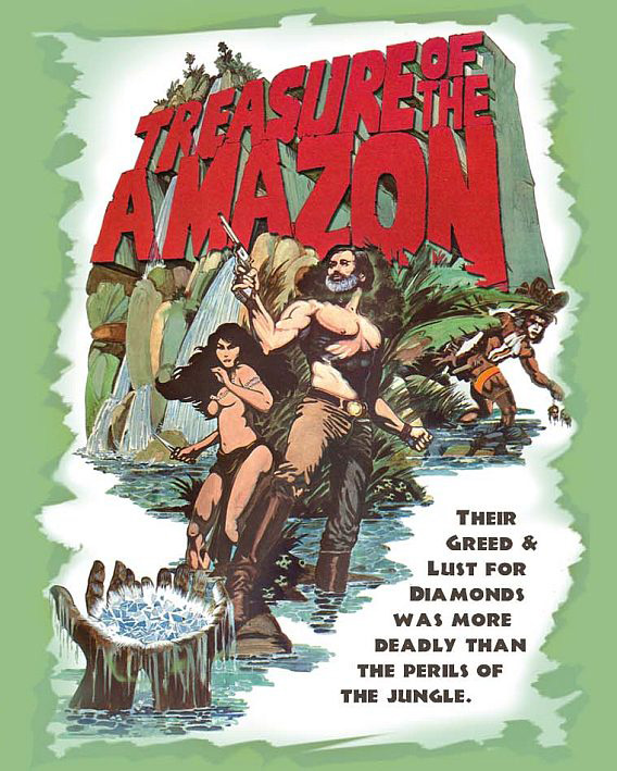 TREASURE OF THE AMAZON (DAS GEHEIMNIS DER BLAUEN DIAMANTEN) (Blu-Ray+DVD) - Limited 250 Edition - Scanavo Box