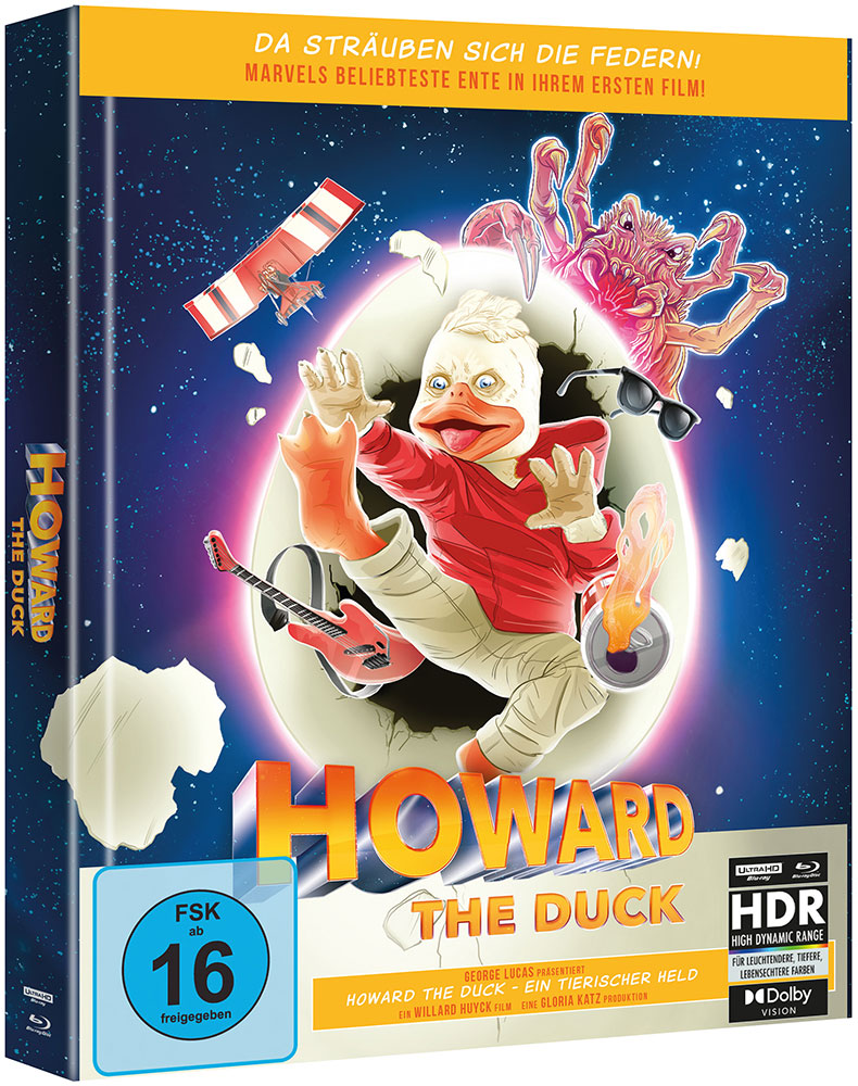 HOWARD THE DUCK - EIN TIERISCHER HELD (4K UHD+Blu-Ray) - Limited Mediabook Edition