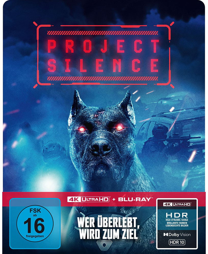 PROJECT SILENCE (4K UHD+Blu-Ray) - Steelbook - Limited Edition