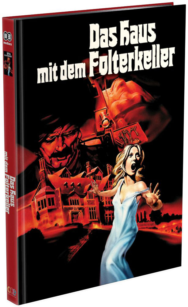 HAUS MIT DEM FOLTERKELLER, DAS (Blu-Ray+DVD) - Cover B - Mediabook - Limited 125 Edition - Uncut