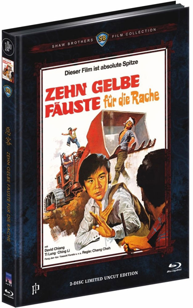 ZEHN GELBE FÄUSTE FÜR DIE RACHE (Blu-Ray+DVD) - Cover B - Mediabook - Limited 444 Edition