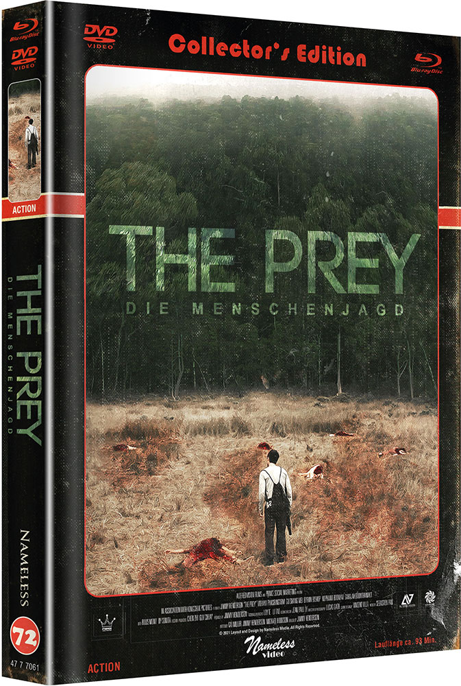 PREY, THE - MENSCHENJAGD (Blu-Ray+DVD) - Cover C - Mediabook - Limited 333 Edition