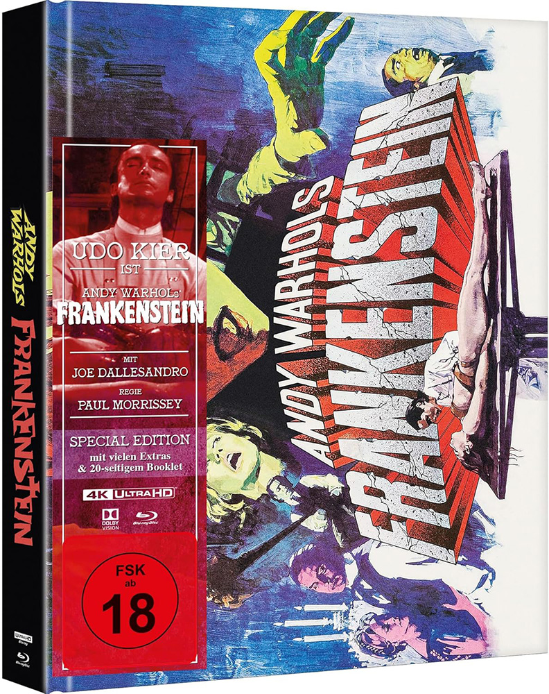 ANDY WARHOLS FRANKENSTEIN (4K UHD+Blu-Ray) (3Discs) - Cover A - Mediabook - Limited Edition