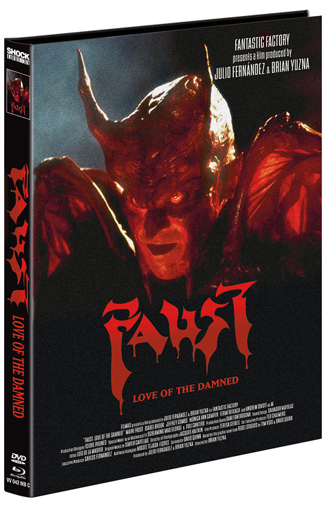 FAUST - LOVE OF THE DAMNED (Blu-Ray+DVD) - Cover C - Mediabook - Limited 333 Edition