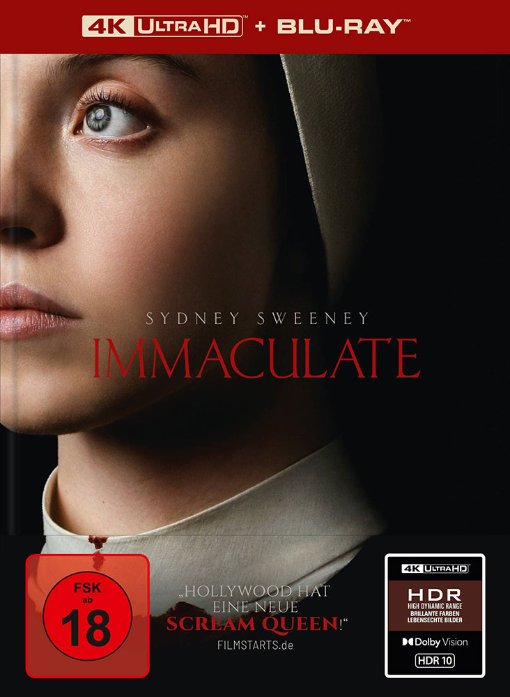 IMMACULATE (4K UHD+Blu-Ray) - Limited Mediabook Edition