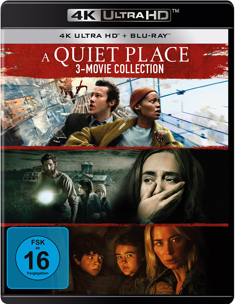 A QUIET PLACE - 3-Movie Collection (4K UHD+Blu-Ray) (6Discs) A QUIET PLACE - 3-Movie Collection (4K UHD+Blu-Ray) (6Discs)