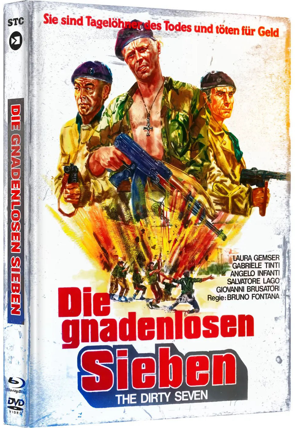 GNADENLOSEN SIEBEN, DIE (Blu-Ray+DVD+CD) - Cover A - Mediabook - Limited 222 Edition