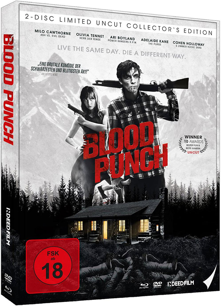 BLOOD PUNCH - UND TÄGLICH GRÜSST DER TOD (Blu-Ray+DVD) - Mediabook - Uncut