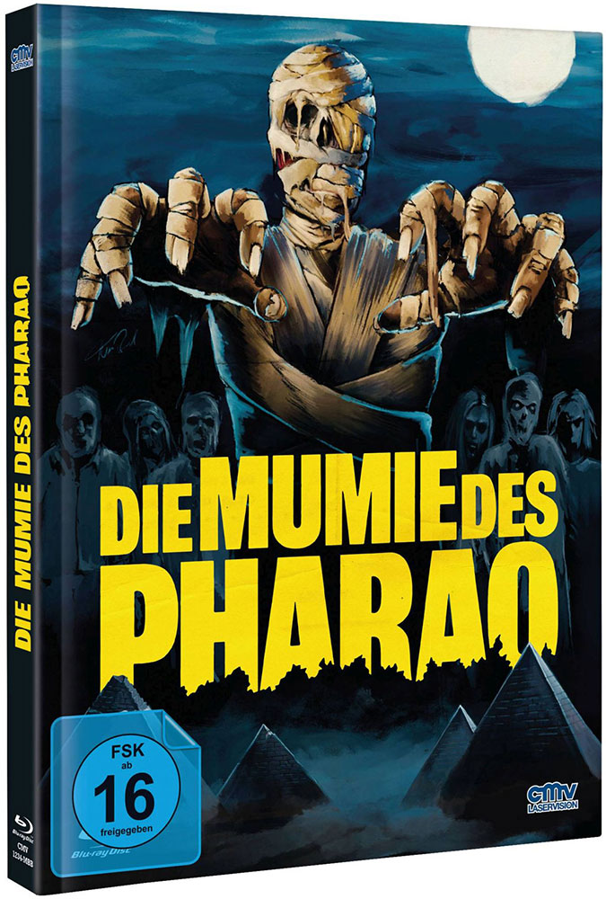 MUMIE DES PHARAO, DIE (Blu-Ray+DVD) - Cover B - Mediabook (FSK) - Limited Edition