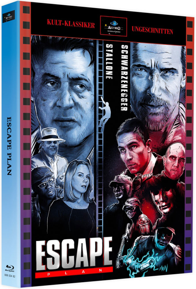 ESCAPE PLAN (Blu-Ray) (2Discs) - Mediabook - Limited 250 Edition - Astro Design