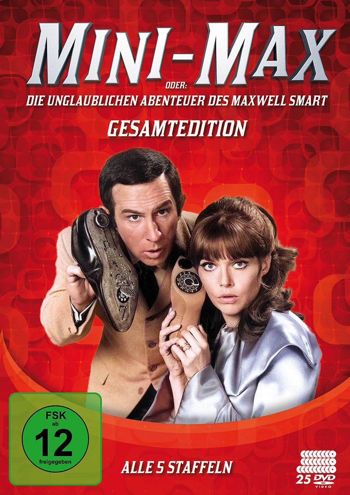 MINI-MAX ODER: DIE UNGLAUBLICHEN ABENTEUER DES MAXWELL SMART - Komplettbox (25DVD)