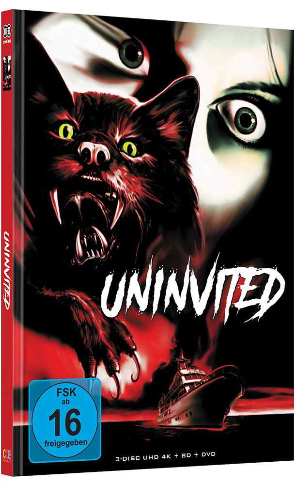 UNINVITED (4K UHD+Blu-Ray+DVD) - Cover B - Mediabook - Limited Edition
