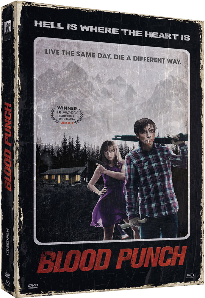 BLOOD PUNCH - UND TÄGLICH GRÜSST DER TOD (Blu-Ray+DVD) - große Hartbox - Limited 99 Edition - Uncut