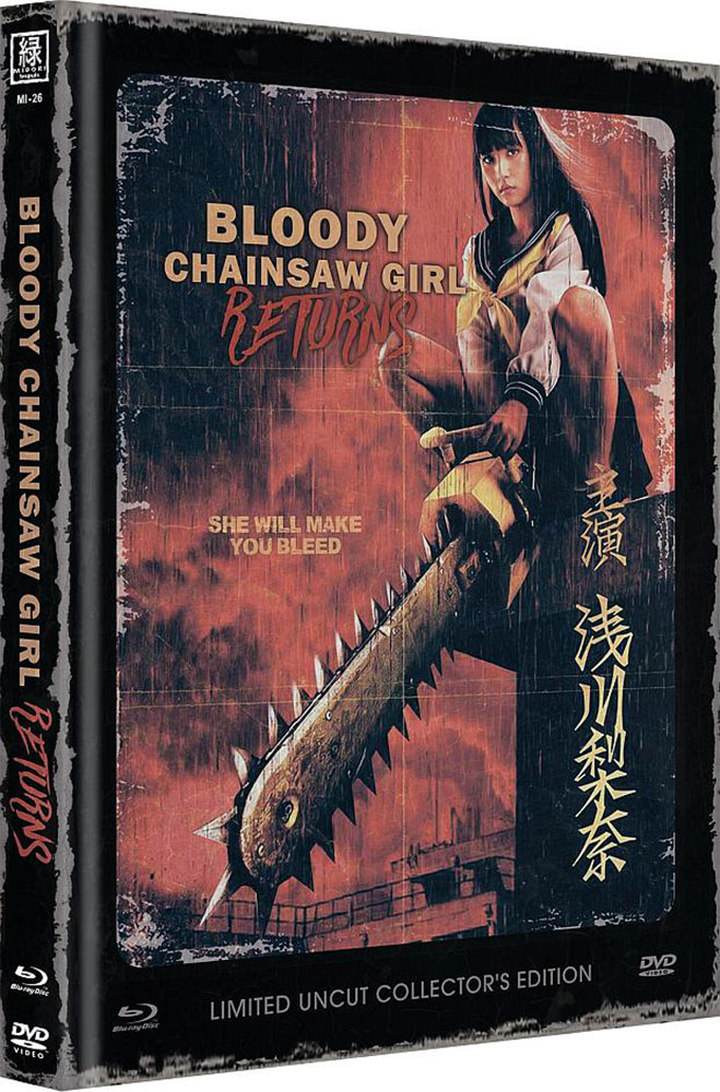 BLOODY CHAINSAW GIRL RETURNS (OmU) (Blu-Ray+DVD) - Cover C - Mediabook - Limited 250 Edition