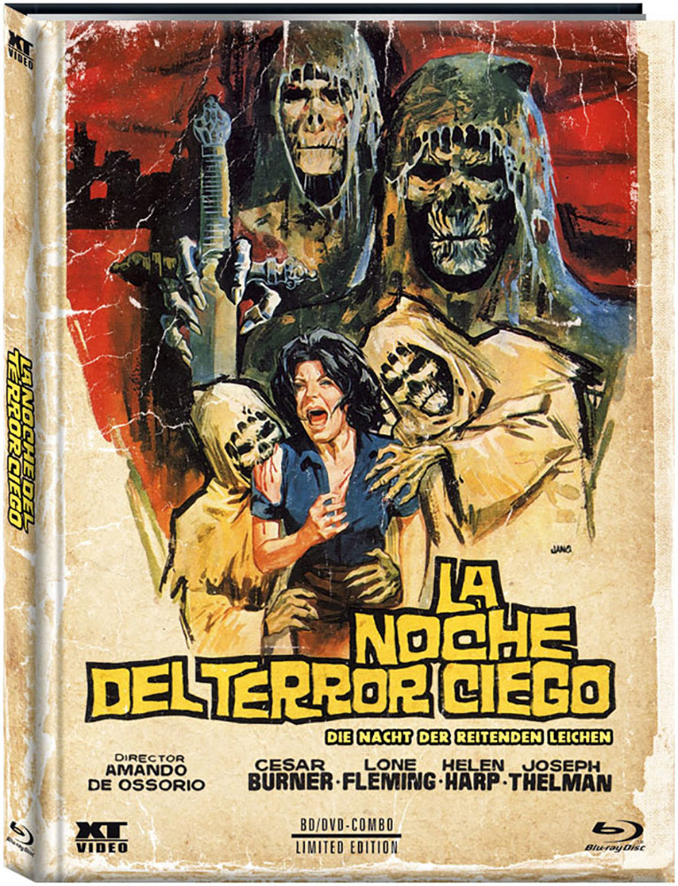 NACHT DER REITENDEN LEICHEN, DIE (Blu-Ray+DVD) - Cover B - Mediabook - Limited 666 Edition