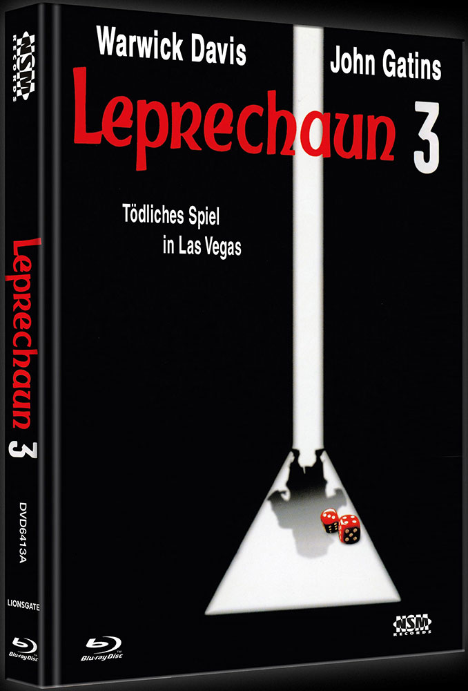 LEPRECHAUN 3 (Blu-Ray+DVD) - Cover A - Mediabook - Limited 444 Edition - Uncut