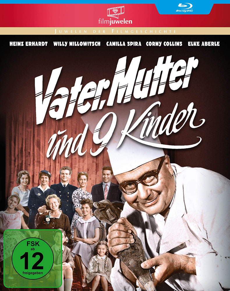VATER, MUTTER UND NEUN KINDER (Blu-Ray) (s/w) - Neuauflage