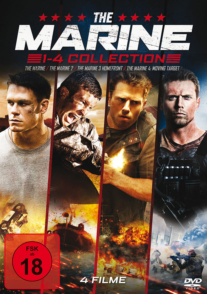 MARINE 1-4 COLLECTION, THE (4DVD) - Uncut